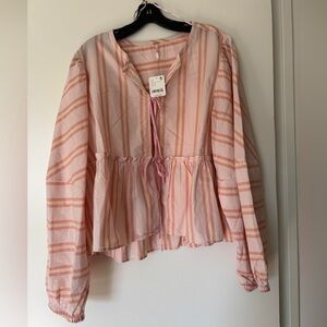 Striped Pink Blouse